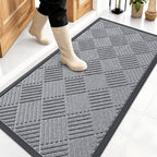 OLANLY Front Door Mat Outside Entrance 47x23, Waterproof Heavy-Duty Doormat by OLANLY