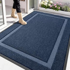 OLANLY Front Door Mat Outside 71x47, All-Season Heavy-Duty Rubber Doormat by OLANLY