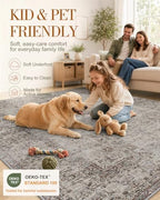 OLANLY 2x6 Washable Runner Rug, Soft Non Slip Carpet for Hallway Kitchen - Image 5
