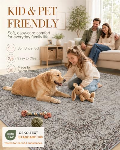 OLANLY 2x8 Washable Runner Rug, Soft Non Slip Carpet for Hallway Kitchen - Image 5
