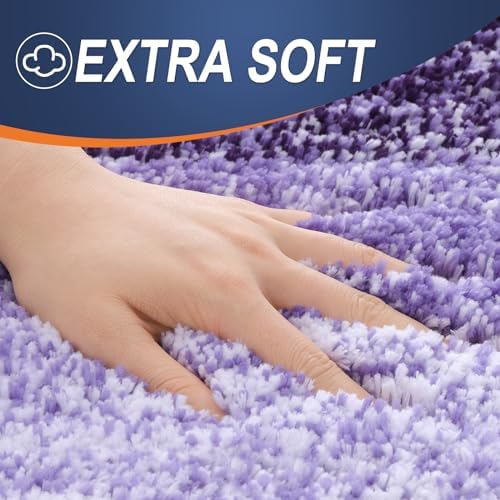 OLANLY Luxury Toilet Rugs U-Shaped 24x20, Soft Absorbent Microfiber Mat - Image 3
