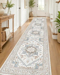 OLANLY 2'6"x14' Washable Runner Rug, Non Slip Carpet for Hallway Kitchen by OLANLY