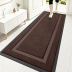 OLANLY Front Door Mat Outside 71x23, All-Season Heavy-Duty Rubber Doormat by OLANLY