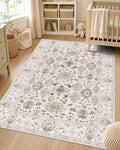 OLANLY 3x4 Washable Accent Rug, Soft Non Slip Carpet for Entryway Bedside by OLANLY