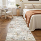 2'6 x 8' Runner Rug Non Slip,Washable Kitchen Rugs,Green - Image 4