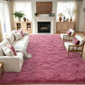 8x10 Extra Large Blush Fluffy Soft Area Rug Non-Slip for Kids Bedroom by ModernHomeDecor