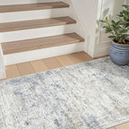 3x4 Rugs for Entryway,Washable Area Rug,Blue - Image 3