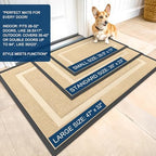 OLANLY Front Door Mat Outside 71x23, All-Season Heavy-Duty Rubber Doormat - Image 2