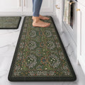 Collive Kitchen Rugs Sets of 2, Waterproof Anti Fatigue Kitchen Mats by Collive