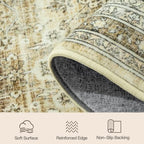 Lofus 9x12 Area Rug for Living Room, Non-Slip Washable Carpet，Beige - Image 7