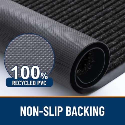 OLANLY 2-Pack Front Door Mats 59x34, Waterproof Heavy-Duty Doormats - Image 3