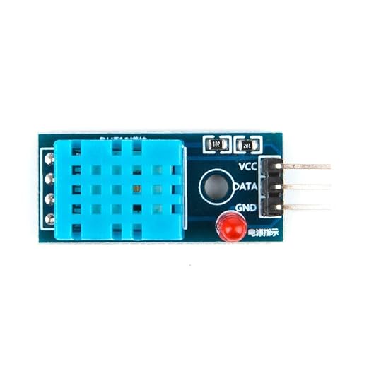 SHILLEHTEK DHT11 Temperature and Humidity Sensor Module with LED & Cable - Temperature Humidity Measurement for Arduino, Raspberry Pi, ESP32 and Other Microcontrollers, Electronic Practice DIY