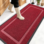 OLANLY Front Door Mat Outside 59x23, All-Season Heavy-Duty Rubber Doormat by OLANLY