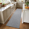 2x6 Grey Runner Rug Washable Non-Slip Soft for Kitchen Hallway Bathroom by Unknown