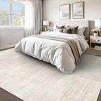pmtsns Area Rugs 8x10 for Living Room: Washable Rug Modern Abstract Neutral Soft Non-Slip Low-Pile Indoor Large Carpet for Bedroom Dining Room Playroom Home Office (Beige, 8'x10') - Image 2