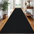 EARTHALL Washable Runner Rug, Non Slip Hall Runner, 3x18 Ft, Black Heather by Unknown