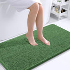 OLANLY Bathroom Runner Rugs 45x27, Extra Soft Absorbent Chenille Bath Rugs by OLANLY