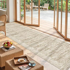 2x12 Runner Rug Non Slip,Washable Hallway Runner Rug,Brown - Image 5