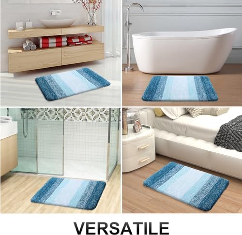 OLANLY Bathroom Runner Rug 47x20, Extra Soft Absorbent Microfiber Bath Rugs - Image 6