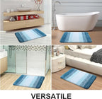 OLANLY Bathroom Runner Rug 47x20, Extra Soft Absorbent Microfiber Bath Rugs - Image 6