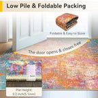 RELEANY Washable 5'x7' Abstract Area Rug for Living Room Starlight - Image 7