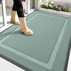 OLANLY Front Door Mat Outside 59x34, All-Season Heavy-Duty Rubber Doormat by OLANLY