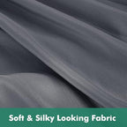 Wrap Around King Size Bed Skirt Split Corner 18" Drop-Elastic Dust Ruffle - Image 7