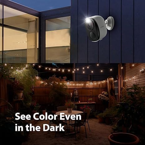 Zmodo 2 Security Cameras – Indoor Mini Pro + Wireless Outdoor/Indoor Battery Cam – Night Vision, AI Motion Detection, 2-Way Audio, Alexa Compatible, Cloud/SD Storage