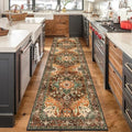 Yamaziot Washable Runner Rug, 3x10 Non-Slip Boho Hallway Kitchen Rug by Yamaziot