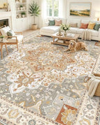 OLANLY 10x14 Washable Area Rug, Soft Non Slip Carpet for Living Room by OLANLY