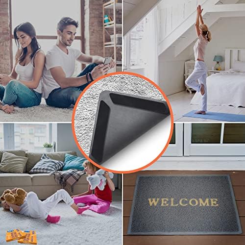ZONGOOL 16PCS Rug Tape Non Slip Rug Pad Grippers Double Sided Carpet Tape - Image 3