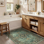 Lofus 3x5 Green Area Rugs for Bedroom Living Room, Vintage Boho Carpet - Image 5