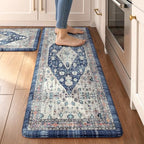 Collive Anti Fatigue Mats for Kitchen Floor, Cushioned Kitchen Floor Mats by Collive