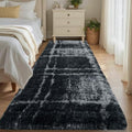 Noahas 2x8 Grey Fluffy Soft Runner Rug Non-Slip for Bedroom Dorm Hallway by ModernHomeDecor