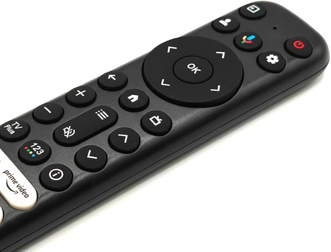 RC813 Replacement Remote for All TCL Android/Google TVs, Compatible with Q/S/FHD/UHD/QLED Series Without Voice Command