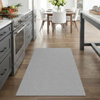 EARTHALL Washable Entryway Rug, Non Slip Doormat, 3x4 Ft, Heather Gray - Image 2