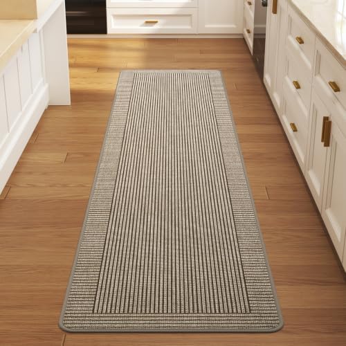 Kitchen Mats for Floor, Non Slip Kitchen Rugs, 17x59 Brown - Image 3