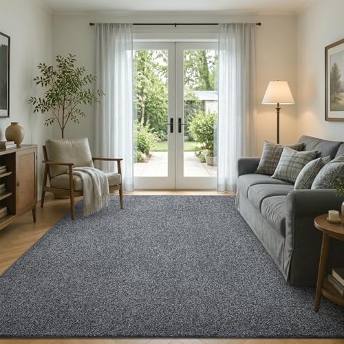 6x9 Large Black/White Area Rug Washable Non-Slip for Living Room Bedroom - Image 4
