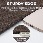 EARTHALL Washable Runner Rug, Non Slip Entry Runner, 3x8 Ft, Brown/Coffee - Image 2