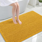 OLANLY Large Bathroom Rugs 47x32, Extra Soft Absorbent Chenille Bath Rugs by OLANLY