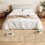 2x6 Runner Rug Non Slip,Washable Hallway Runner Rug,Brown - Image 5