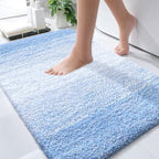 OLANLY Small Bathroom Rugs 35x16, Extra Soft Absorbent Microfiber Bath Rugs by OLANLY