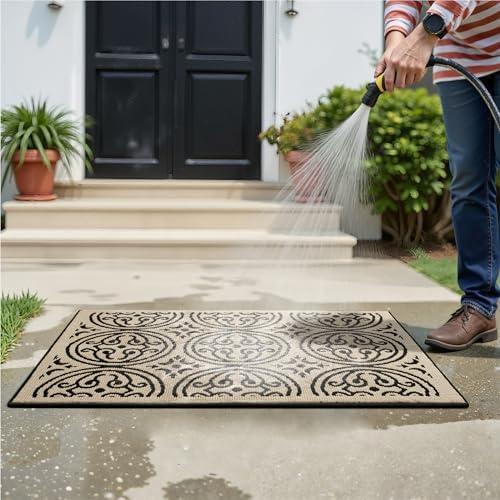 GRANNY SAYS Indoor Outdoor Doormat 32x48 Non-Slip Washable Entry Mat - Image 5