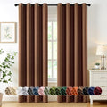 MIULEE Blackout Curtains for Bedroom 2 Panels 50 x 84 Inch Cappuccino Brown by MIULEE