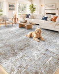 OLANLY 8x10 Washable Area Rug, Soft Non Slip Carpet for Bedroom Living Room by OLANLY