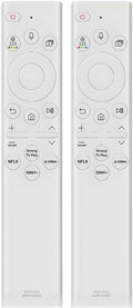 2 Pack BN59-01391A Samsung TV Remote Control Replacement for Smart TV - Easy Setup, Universal Bluetooth/IR Voice Remote, Solarcell - Works with Samsung QLED, Frame, Crystal UHD, 4K, & LED Smart TVs