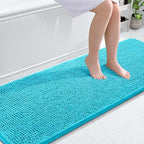 OLANLY Bathroom Runner Rugs 70x24, Extra Soft Absorbent Chenille Bath Rugs by OLANLY