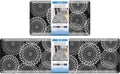 LuxStep Kitchen Mats for Floor,0.47 inch Thicker Cushioned Rug Anti-Fatigue Mats for Kitchen Decor Accessories,Waterproof Non-Slip Mats and Rugs Set for Office,Laundry 17.3"×29"+17.3"×60",Black by LuxStep