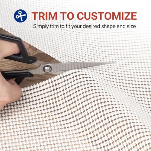 Jorvila Non-Slip Rug Pad Gripper 10x12 Ft - Image 3