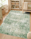 OLANLY 3x4 Washable Accent Rug, Soft Non Slip Carpet for Entryway Bedside by OLANLY